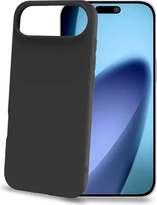 Produktbild von iPhone 17 Air Soft Rubber Case, Schwarz, Kratzfest
