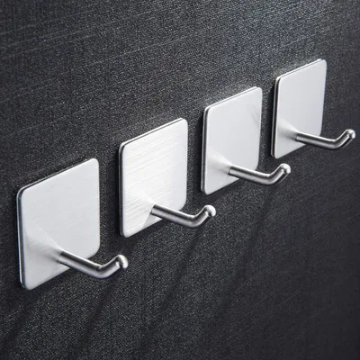 12 Stück Selbstklebe-Haken Aus Edelstahl – Super Stark, Perfekt Für Handtücher & Mehr