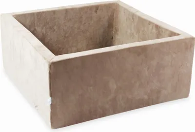 Produktbild von Trockenbecken 90x90x40 Velvet Soft Dunkelbeige ohne Bälle