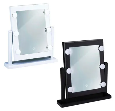 Produktbild von Edco Make-up Spiegel mit LED-Beleuchtung und 180 Grad Drehfunktion