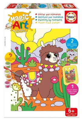 Obrázok produktu pre EDUCA Malovin podľa čísel: Koala a lama