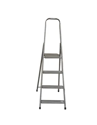 Obrázok produktu pre Rebrík 4 kroky oceľový skladací rebrík Viacúčelový rebrík Multifunkčný rebrík pre domácnosť
