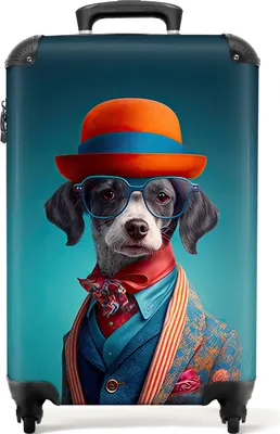 Produktbild von NoBoringSuitcases.com - Kinderkoffer blau - Passt in 55x40x20 cm und 55x35x25 cm - Handgepäck Reisegeschenk - Trolley auf Rädern Reisegeschenk - Reisekoffer mit Rollen - Rollkoffer Kinder - Kindertrolley Junge leicht - Hartschalenkoffer KinderHandgepäck Koffer 55x35x20 cm, 36L,