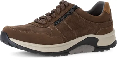 Produktbild von Gabor Rollingsoft Nubuk Herren sportlicher Schnürer in Braun, Größe 9