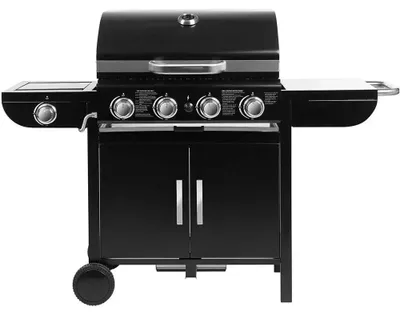 Produktbild von Gasgrill – Außengrill – Grill für den Garten – 4-Brenner-Grill – Seitenbrenner – Edelstahlbrenner