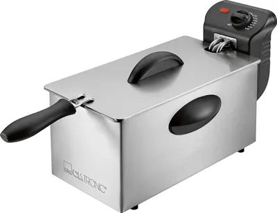 Image de Clatronic FR 3586 Fryer 3 L Silver Stainless steel Stand-alone 2000 W