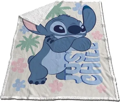 Obrázok produktu pre Stitch Just Chill Sherpa fleecová deka