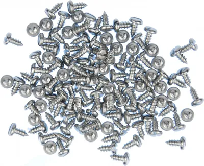 Produktbild von 100x Mini Schrauben Schlitzschrauben 2.2 x 4.5mm lang Schmuckschrauben