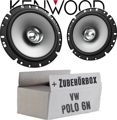 Produktbild von Lautsprecher Boxen Kenwood KFC-S1756 - 16,5cm Koax Auto Einbauzubehör - Einbauset passend für VW Polo 6N - justSOUND