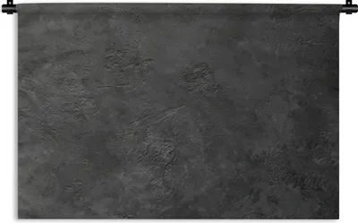 Produktbild von MuchoWow® Wandteppich Wandbehang Beton - Strukturiert - Industriell - Schwarz - Grau 120x80 cm Tapisserie Dekoration Wandtuch - Wanddekorationen - Wandtücher