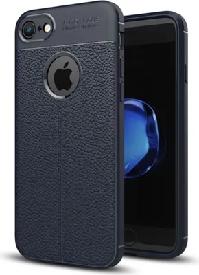 Produktbild von Handy Hülle Schutz Case für Apple iPhone 7 Cover Rahmen Etui Blau