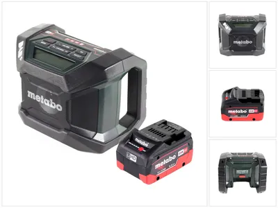Produktbild von Metabo R 12-18 DAB+ BT Akku Baustellenradio 12-18 V DAB+ Bluetooth + 1x Akku 5,5 Ah - ohne Ladegerät