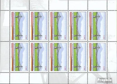 Produktbild von Briefmarken Österreich 2003 Mi 2426Klb Kleinbogen (kompl.Ausg.) gestempelt Salzachbrücke