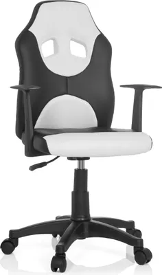Produktbild von hjh OFFICE Kinderdrehstuhl KID GAME AL Schreibtischstuhl für Kinder höhenverstellbar mit Armlehnen Kunstleder