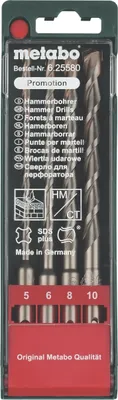 Zdjęcie produktu dla Metabo SDS-plus-SP kaseta 4 szt.