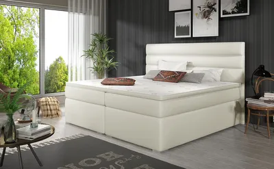 Produktbild von NABBI Gepolstert Doppelbett mit Stauraum Spezialität 160 - Beige