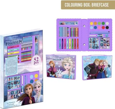 Zdjęcie produktu dla Fioletowy zestaw papeterii Frozen