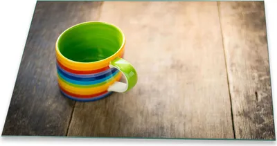 Produktbild von Herdabdeckplatte Glaskeramik 1 Teilig 80x52 Abstrakt Bunt Abdeckung Glas Spritzschutz