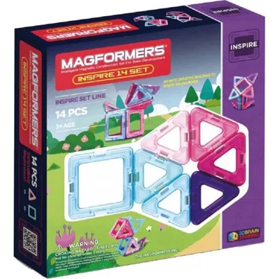 Produktbild von MAGFORMERS Magnetspielzeug Inspire-Set 14 Teile