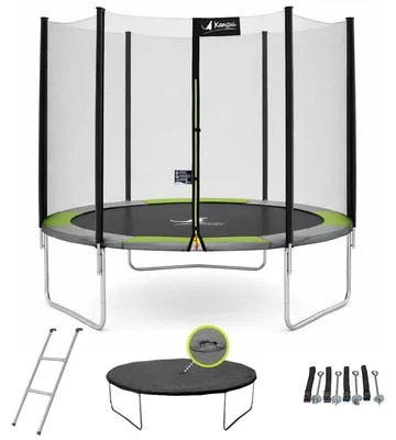 Produktbild von KANGUI - Trampolin Ø 300cm mit Leiter, Abdeckung und Verankerungsset - RALLI 300