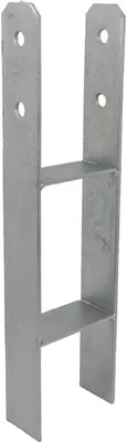 Produktbild von GeZu Impex® H-Anker 91 x 400 mm Pfostenträger Pfostenschuh Pfostenanker H-Form