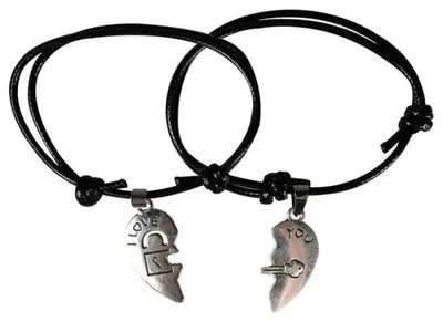 Produktbild von Armband-Set – zwei Herzhälften, 2 Stück – Arpex