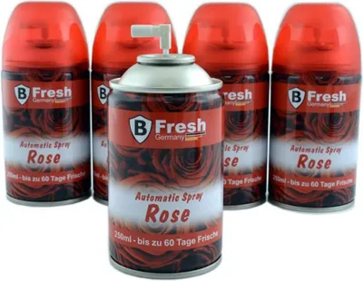 Produktbild von Lufterfrischer Raumduftspray Duftspray Nachfüller Kartusche 250ml Rose