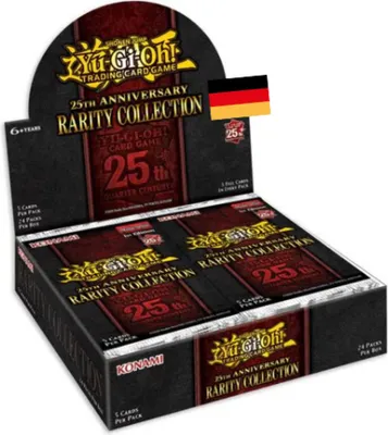 Produktbild von Yu-Gi-Oh - 25th Anniversary Rarity Collection Booster Box Display - 24 Booster Packs der 1. Auflage