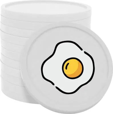 Obrázek produktu pro Snídaňové žetony CombiCraft bílé - Ø29mm - 100 kusů