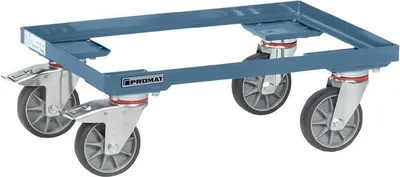 Productafbeelding van PROMAT Kistenroller, kleur: duivenblauw, draagvermogen: 250 kg