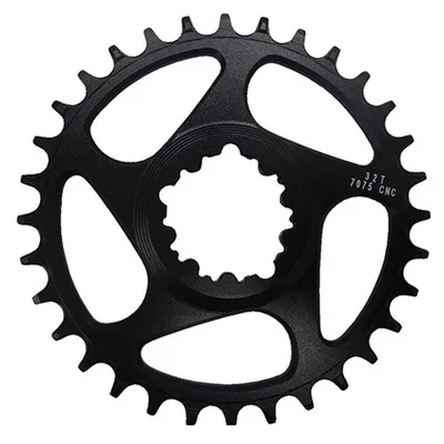 Produktbild von First Direct Mount Round 6 Mm Offset Black 32t