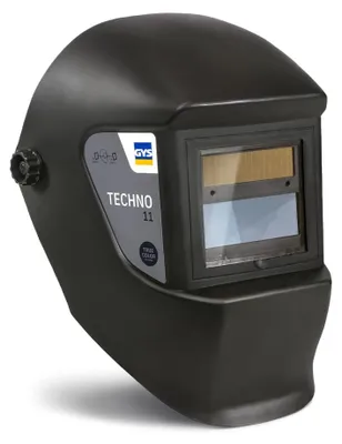 Schweißhelm Techno 11 True Color, EN 166/175/379, schwarz