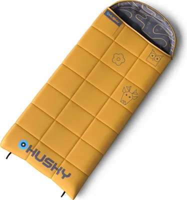 Produktbild von Husky Deckenschlafsack Gizmo Kids 2024 -5°C Senf 170 x 70 cm-gelb mit grau