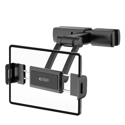 Produktbild von Universelle Autohalterung für Teleskop-Kopfstütze für Telefon/Tablet in Schwarz