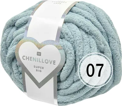 Produktbild von Rico Design Chenillove Super Big Aqua