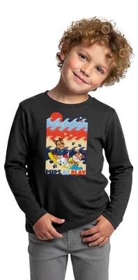 Produktbild von Spreadshirt Paw Patrol 'Pups At Play' Rubble Chase Marshall Kinder Premium Langarmshirt, 122/128 (6 Jahre), Anthrazit meliert