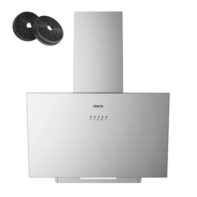 Obrázek produktu pro CIARRA, odsávací digestoř, bezrámečková, 60 cm, energetická třída A+++, výkon 674 m³/h, LED osvětlení, možnost recirkulace i odvodu vzduchu, model VMS6762A