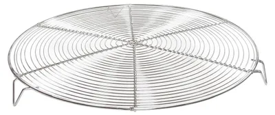 Kuchenrost aus Edelstahl, Ø 24 cm, spülmaschinengeeignet