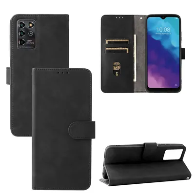 Productafbeelding van Telefoonschaal voor ZTE Blade V30 Vita, beschermhoes, portemonnaiehoes, 360-graden hoes, etui, kleur: zwart