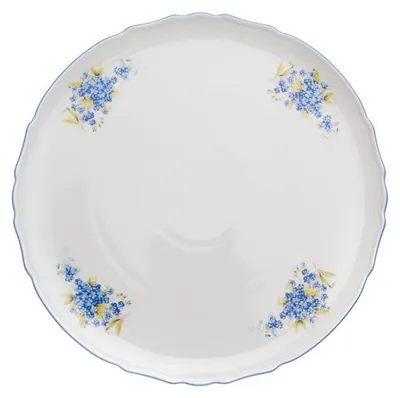 Produktbild von Thun 1794 Pizzateller, Tschechisches Porzellan, Bernadotte, 32 cm, Brombeere, Thun