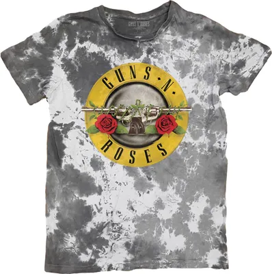 Produktbild von Guns N Roses - T-Shirt Logo für Herren/Damen Uni RO3515 (L) (Weiß)