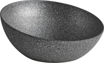 Produktbild von APS 30015 Schale FROSTFIRE, Aluminium, Antihaftbeschichtung, Ø 26,5 cm, 1,9 Liter, schwarz-silber