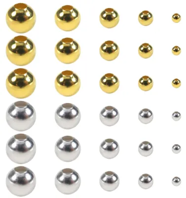 Produktbild von Gekleurte Metall Abstandhalterkugeln 2700 Stück - 2 bis 6 mm Rund - BE-CLBA0356