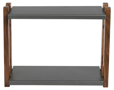 Produktbild von Make-up Organizer Arbeitsplatte - 2-Stöckiges Regal - Holz Aufbewahrungsständer - Rutschfest - Für Bad Küche Schlafzimmer - Für Kosmetik Und Gewürze