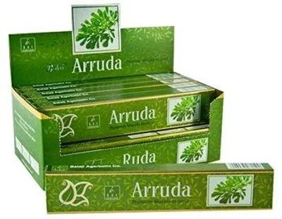 Arruda Räucherstäbchen, 180 g, 12 Packungen à 15 g