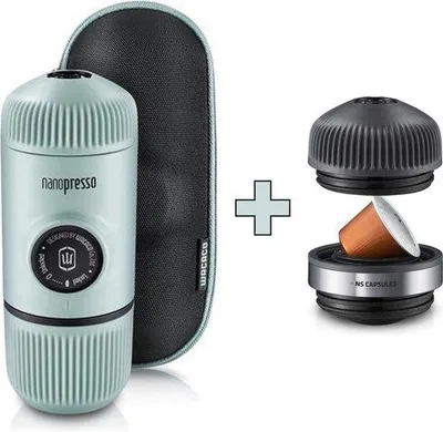 Produktbild von Wacaco - Nanopresso - Artic Blue - Nanopresso NS Adapter - Kombi-Set