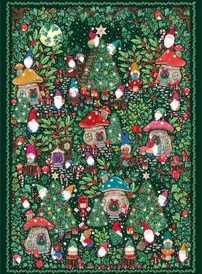 Produktbild von Gibsons The Art File Christmas Village, 1000 Stück(e)