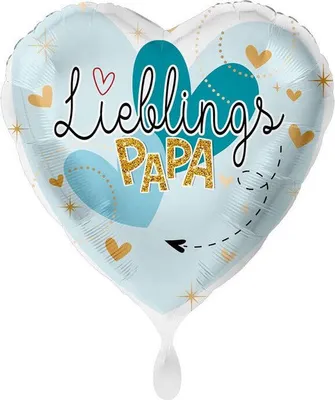 Produktbild von Lieblingspapa Folienballon 43cm