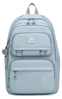 Produktbild von Kinderrucksack Schulranzen Jungen Mädchen Outdoor Reise Daypack Wasserdicht Nylon Blau 32x22x45cm
