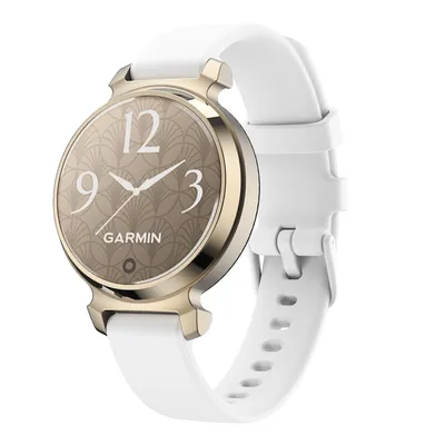 Image de Bracelet de remplacement en silicone haut de gamme pour la montre Garmin Lily 2, couleur blanche